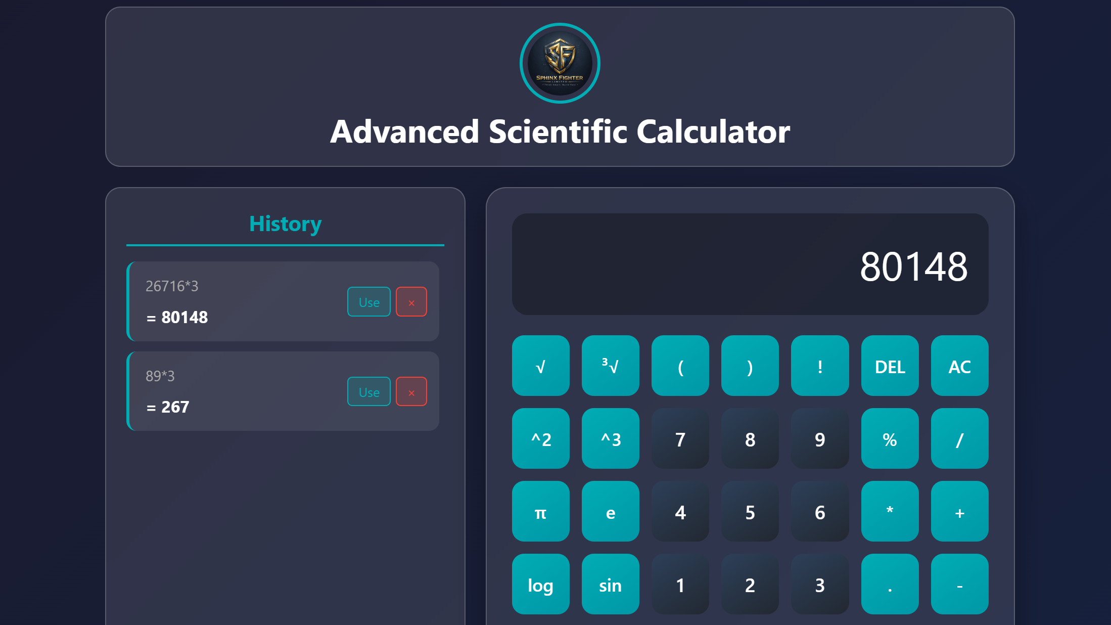 Advanced Scientific Calculator